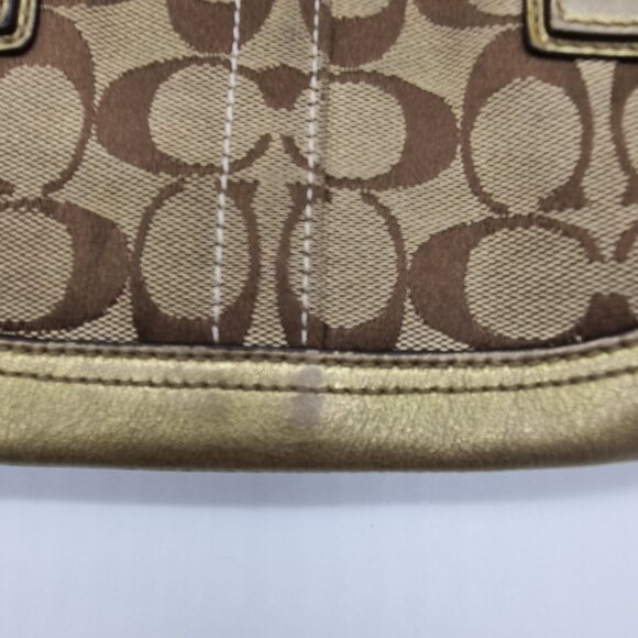 Vintage Coach Top Handle Pouch Bag - Picture 6 of 13